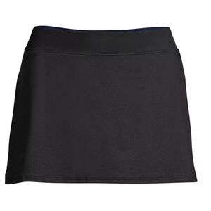 Lands' End Black Swim Skort